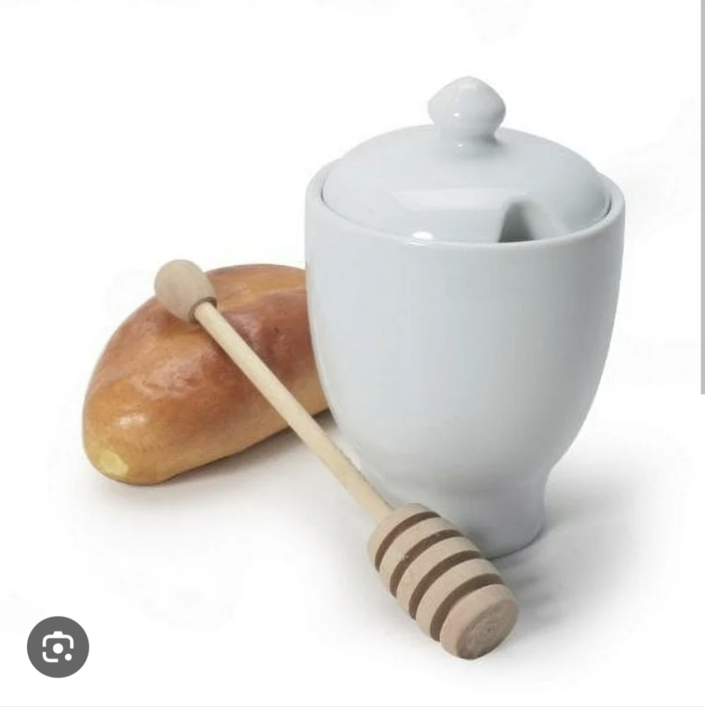 Cordon Bleu Honey Pot with Wood Dipper